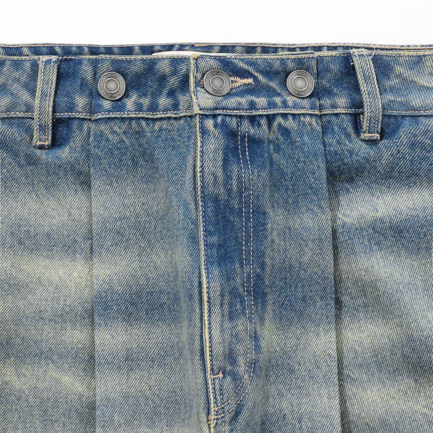 Lounge Printed Denim Pants - Blue TRUE