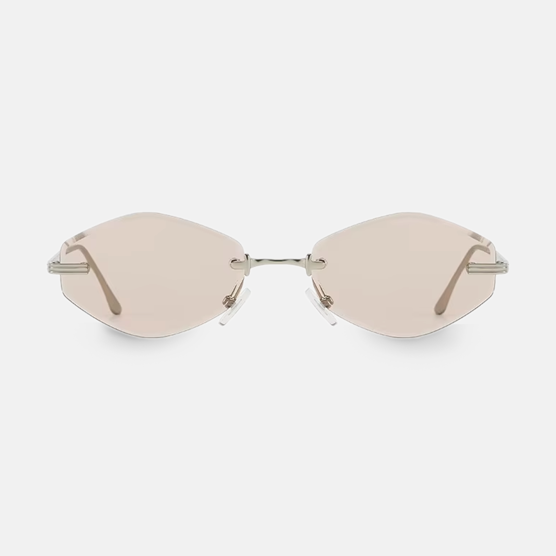PIXXIESX MAXDE CHAMPAGNE SILVER PIXXIESX SUNGLASSES