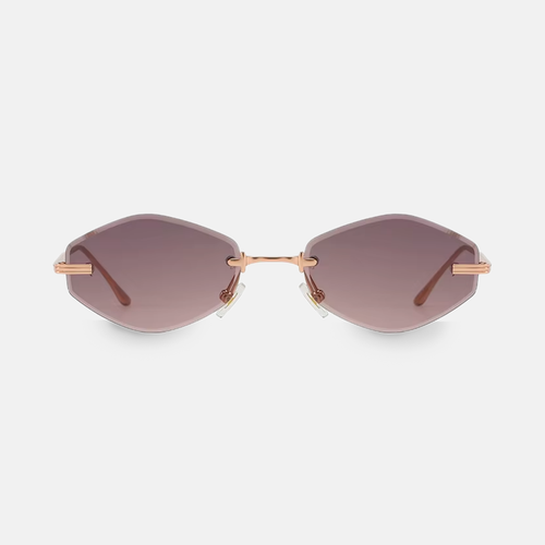 PIXXIESX MAXDE GRAY GOLD ROSE PIXXIESX SUNGLASSES