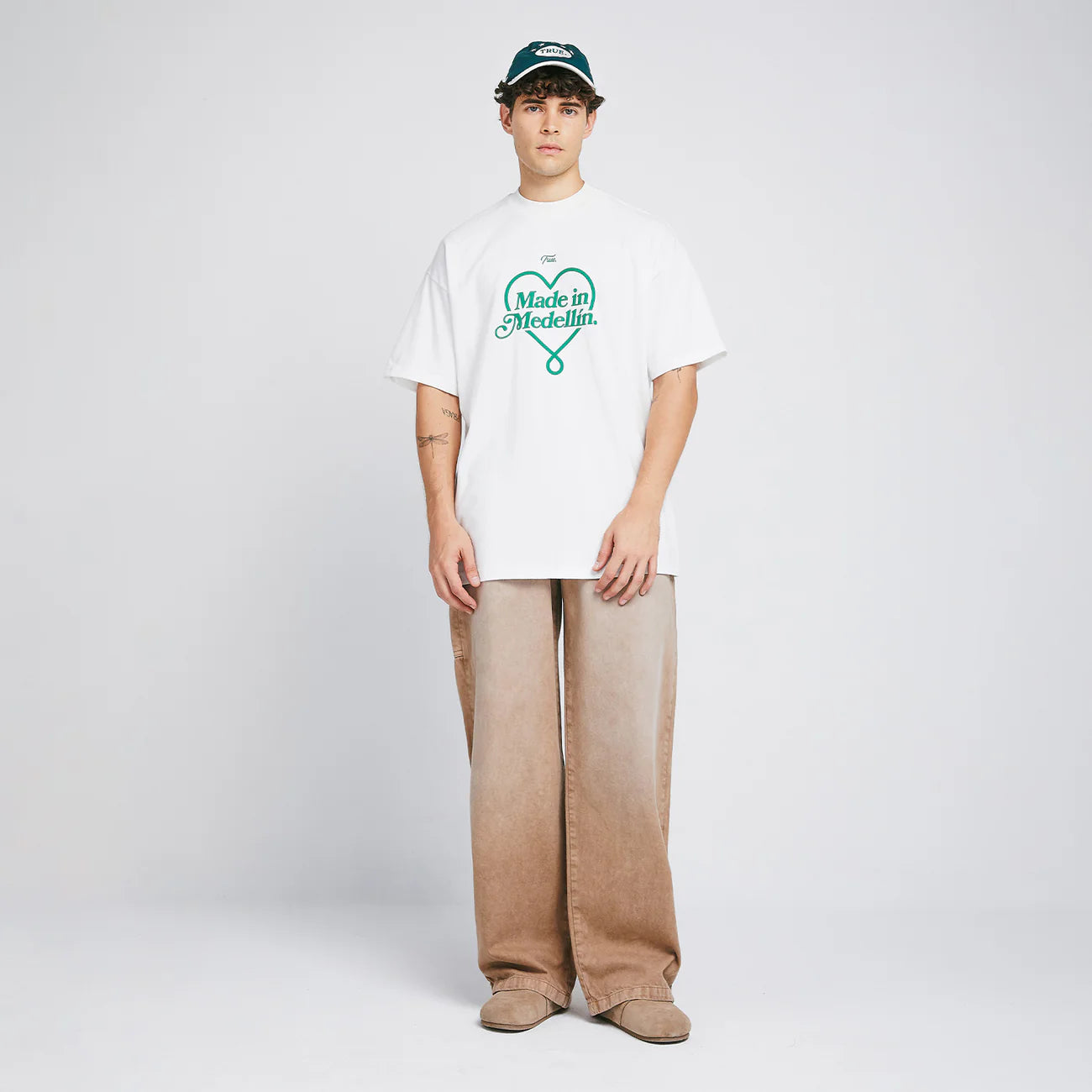 Medellin Oversized T-Shirt - Cream TRUE
