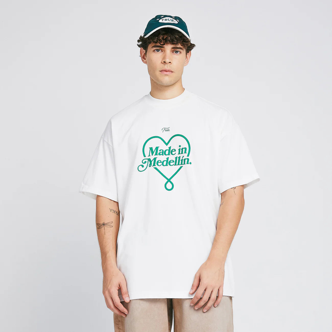 Medellin Oversized T-Shirt - Cream TRUE