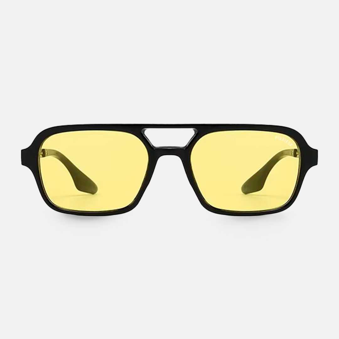 PIXXIESX PARIS BLACK AND YELLOW ELRAYO