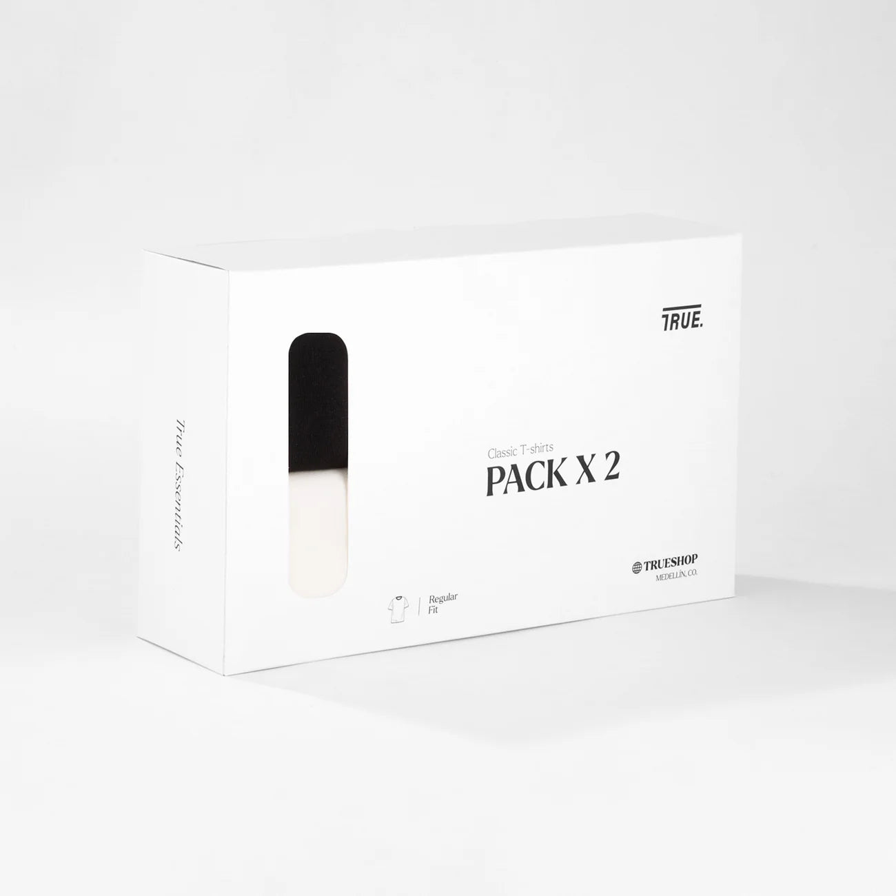 Camisetas Neutral Pack X 2 TRUE