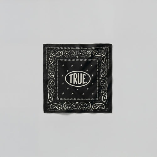 Paisley Bandana - Black TRUE