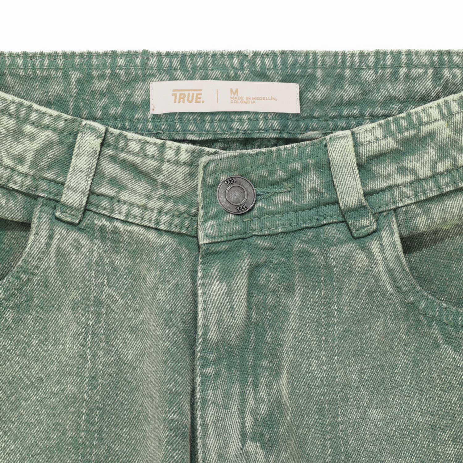 Pantalón Cargo Multi-Pocket - Lavado Verde