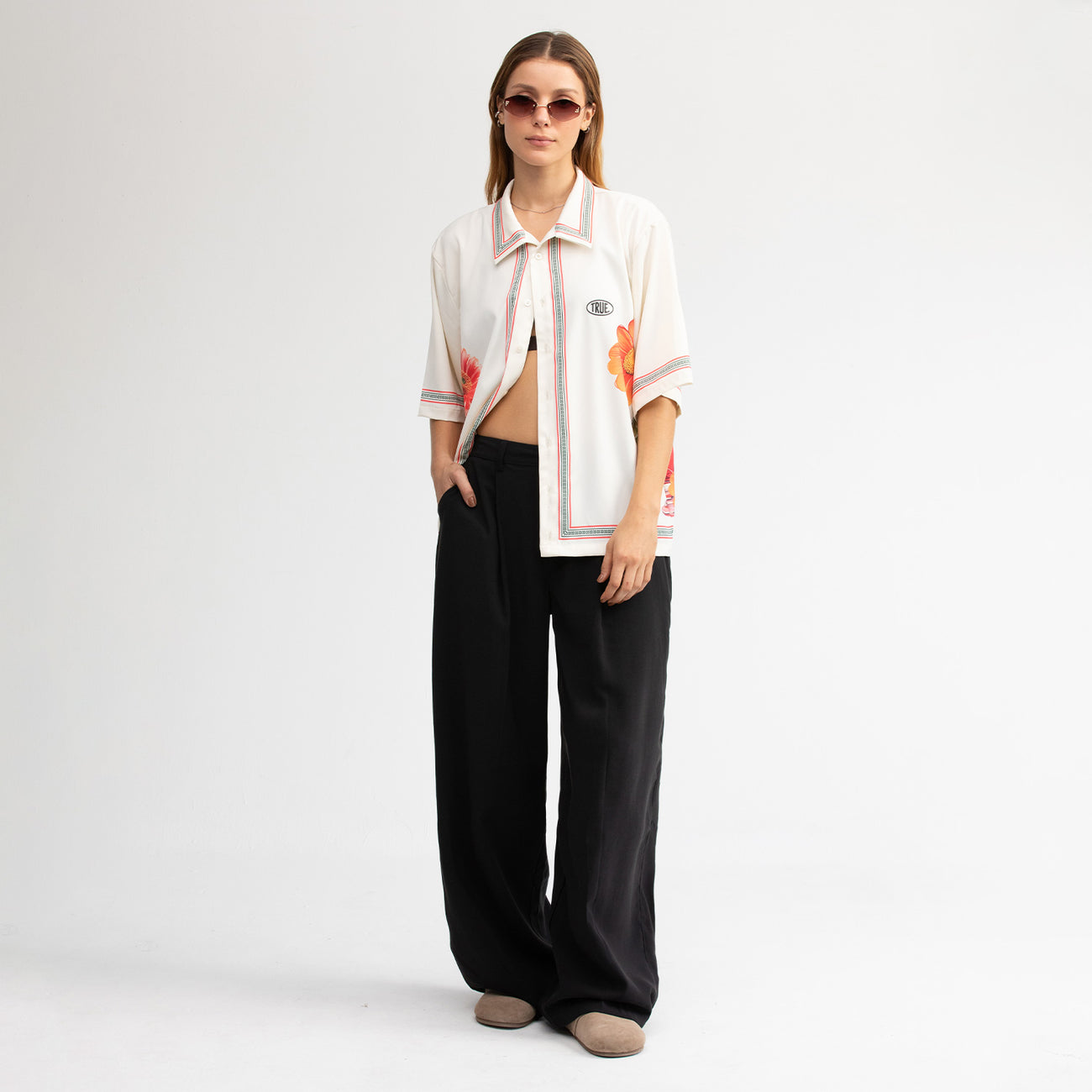 Paraíso Resort Shirt - Cream TRUE