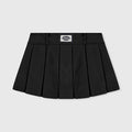 Pleated Mini Skirt - Black TRUE