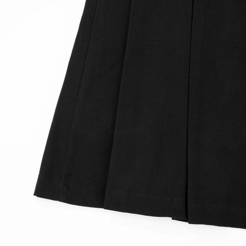 Pleated Mini Skirt - Black TRUE