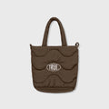 Puffer Shopper Bag - Brown TRUE