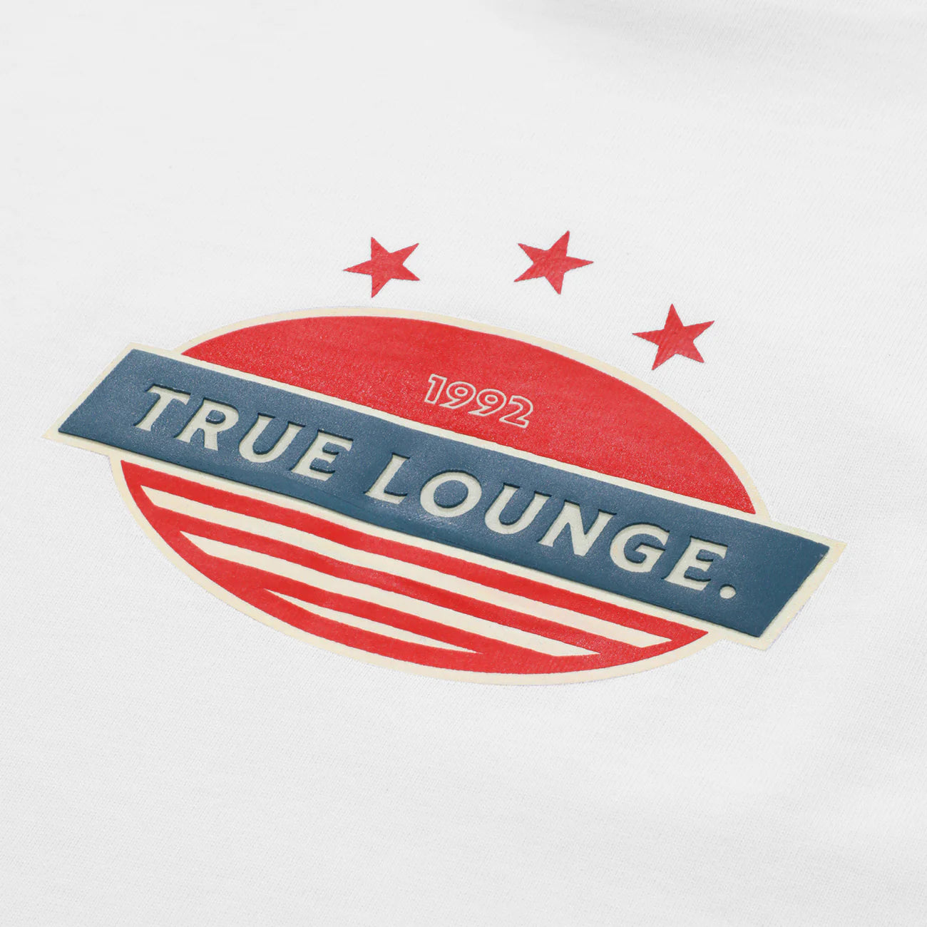 Retro Ranglan Boxy Tee - White/Black TRUE