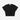 Signature Slim Ribbed Tee - Black