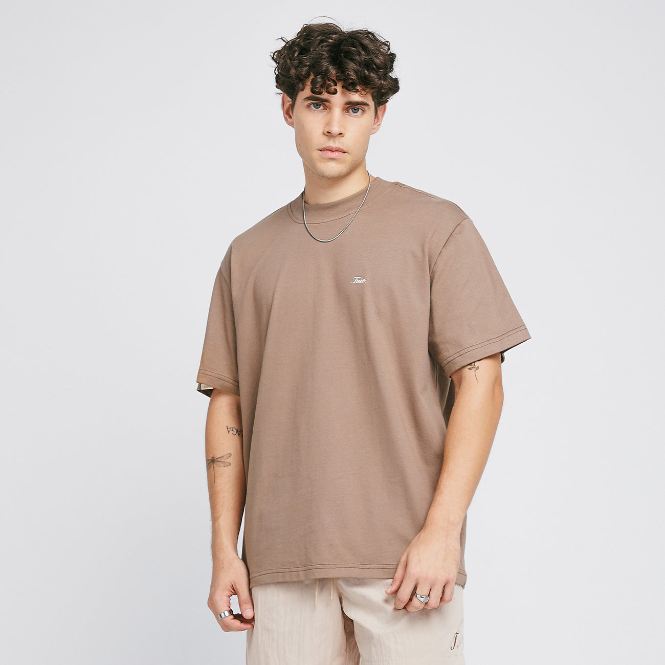 Signature T-Shirt - Light Brown TRUE