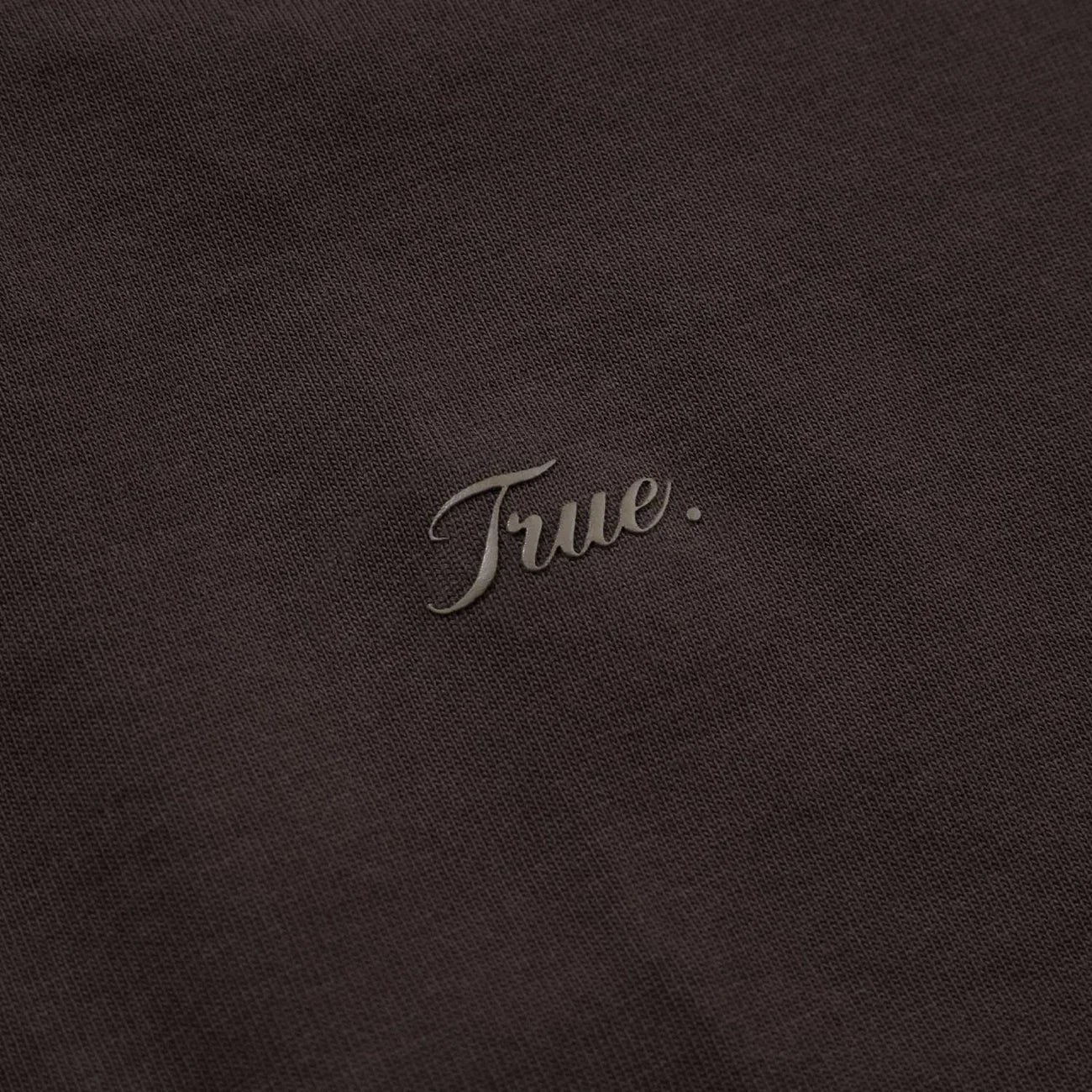 Signature Crop Top - Brown TRUE