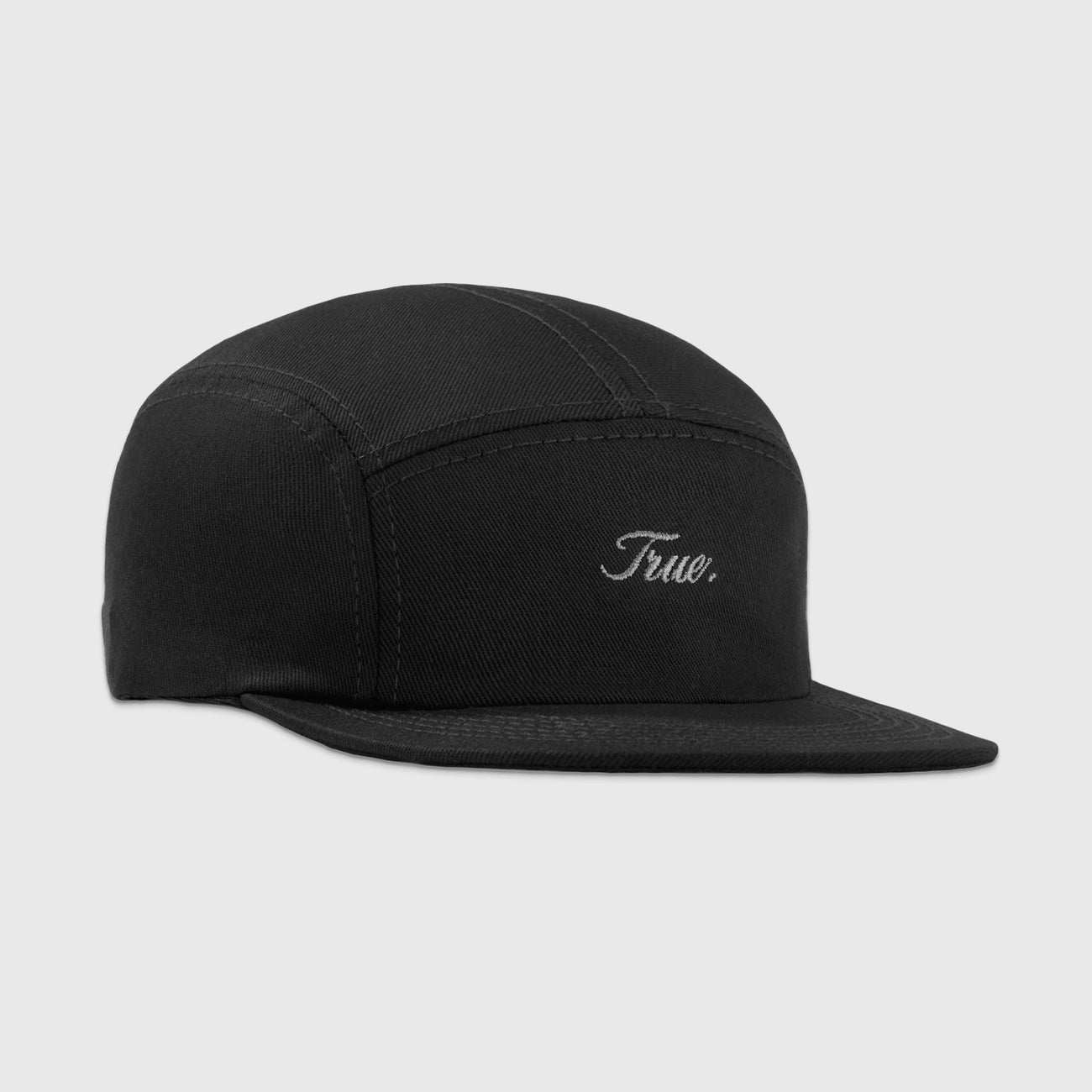 True Signature Five-Panel Cap - Black TRUE