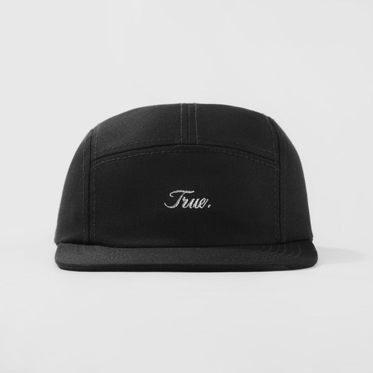 True Signature Five-Panel Cap - Black TRUE