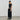 Slim Ribbed Fitted Tee - Black