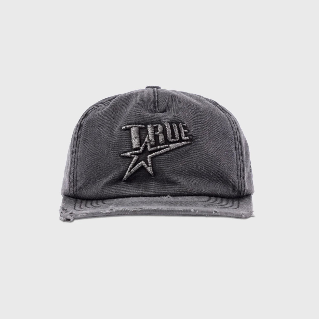 Star Washed Golfer Cap - Black