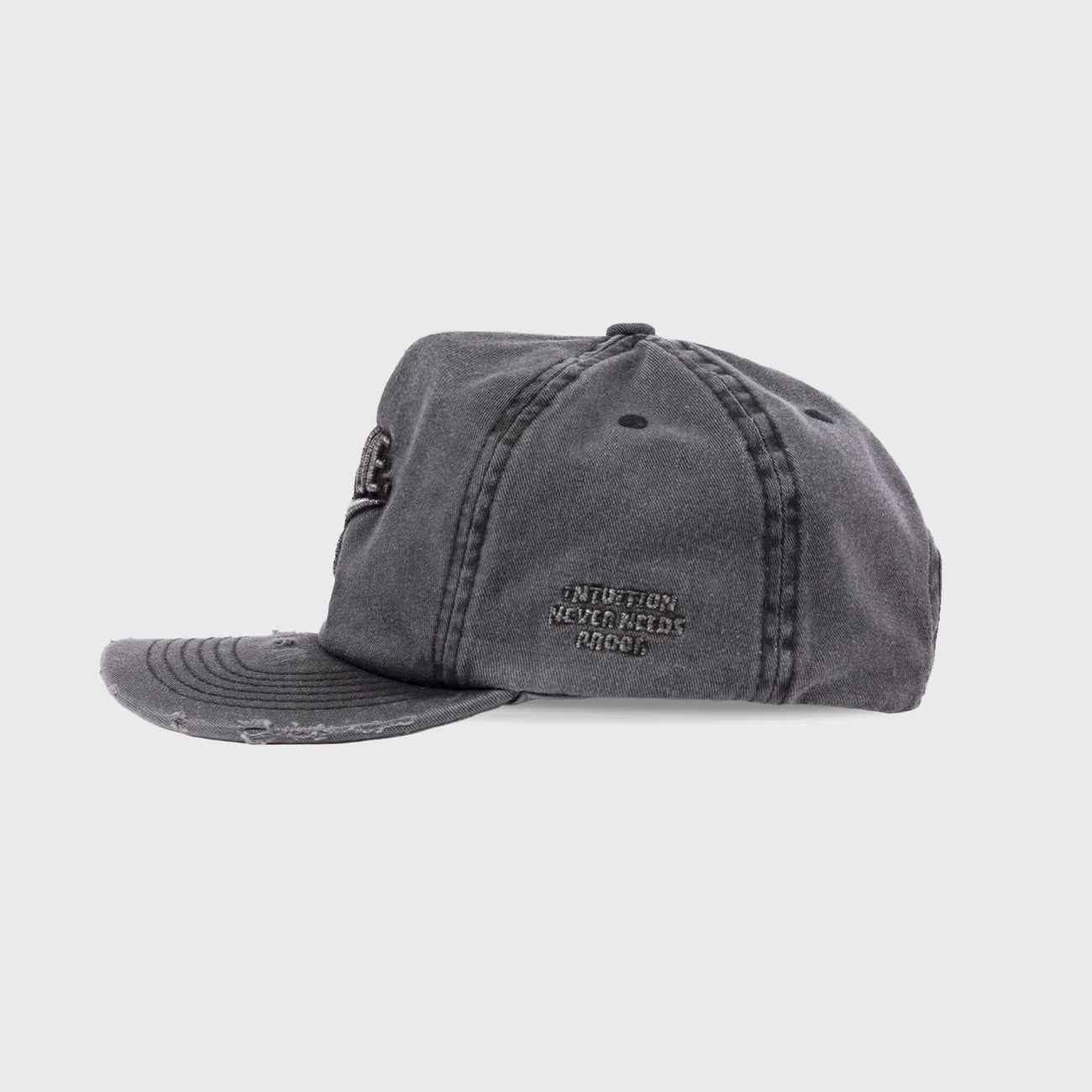 Star Washed Golfer Cap - Black