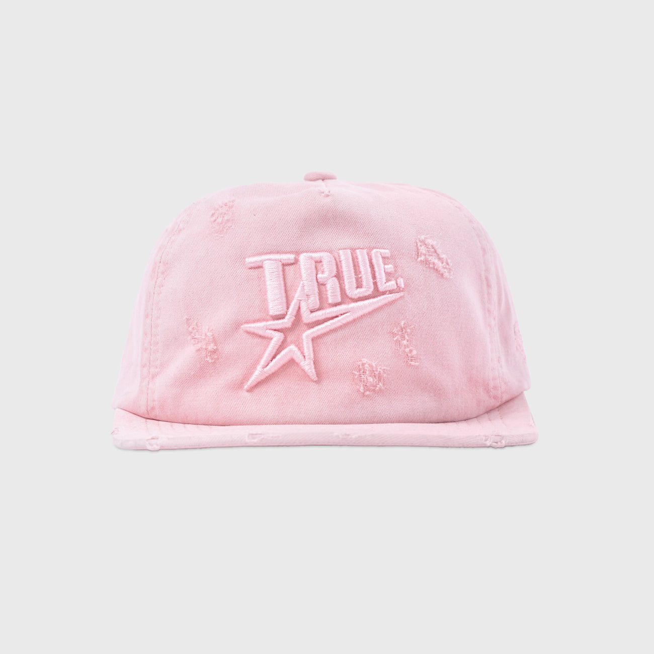 Star Washed Golfer Cap - Pink