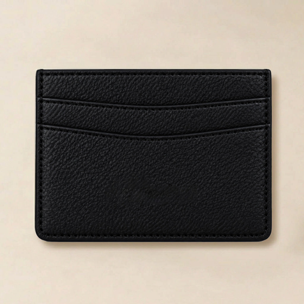 TARJETERO AMERICAN CUERO -  BLACK