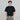 Textured Boxy Tee - Black TRUE