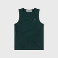 Textured Sleeveless T-Shirt - Pine Green TRUE