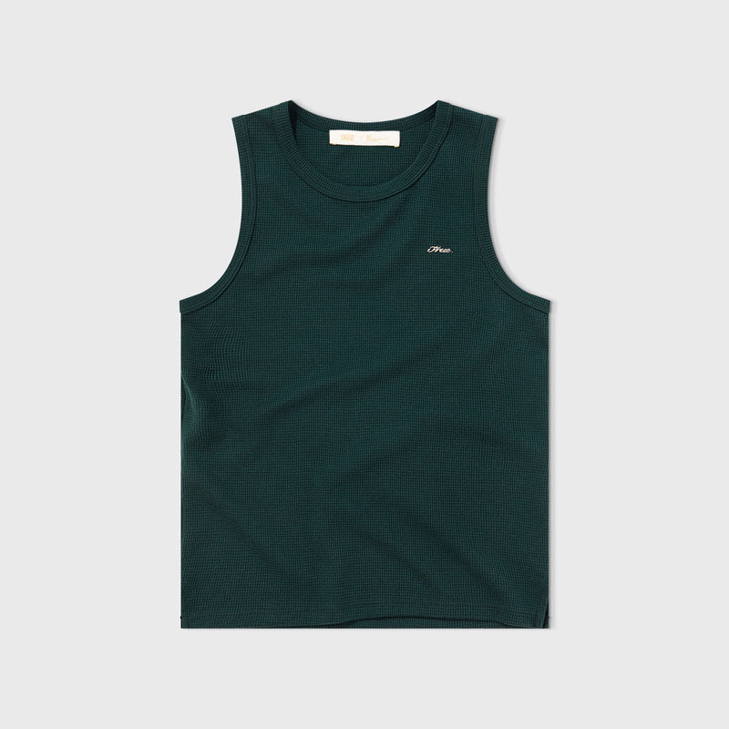 Textured Sleeveless T-Shirt - Pine Green TRUE