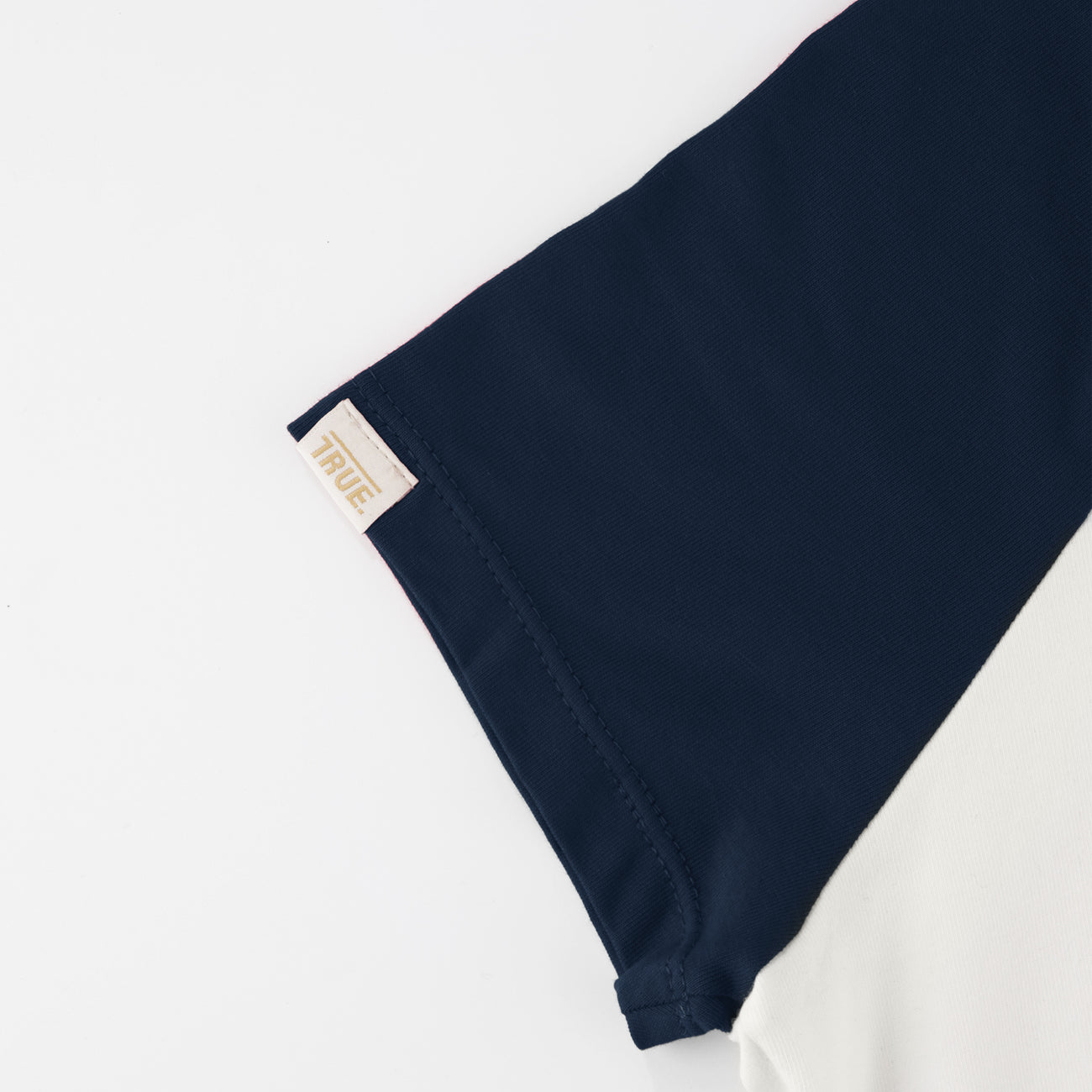 True Stamp Cropped Slim Tee - Navy Blue TRUE