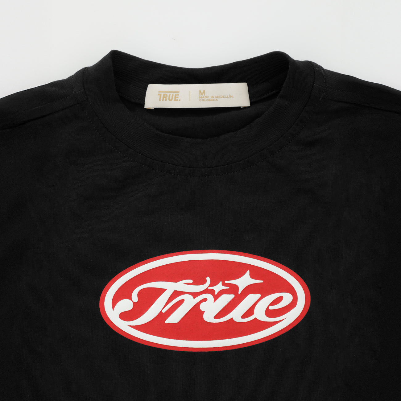 True Stamp Slim Tee - Black TRUE
