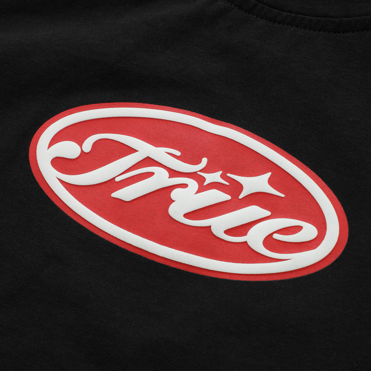 True Stamp Slim Tee - Black TRUE