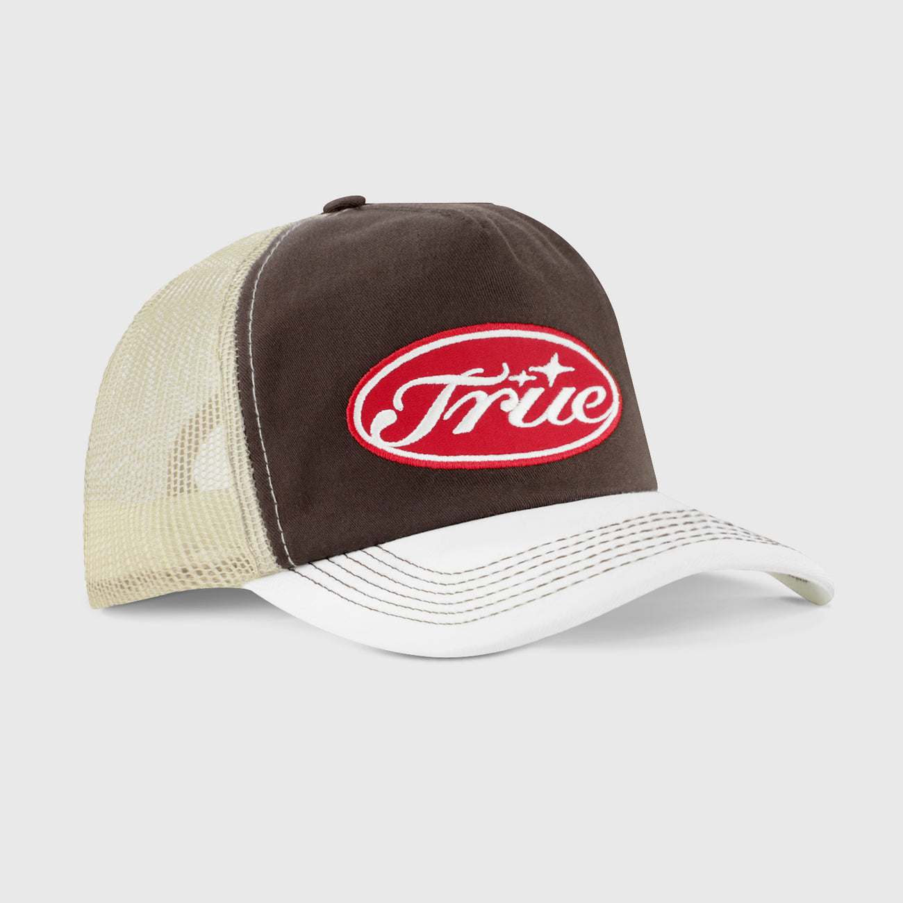 True Stamp Trucker Cap - Brown TRUE