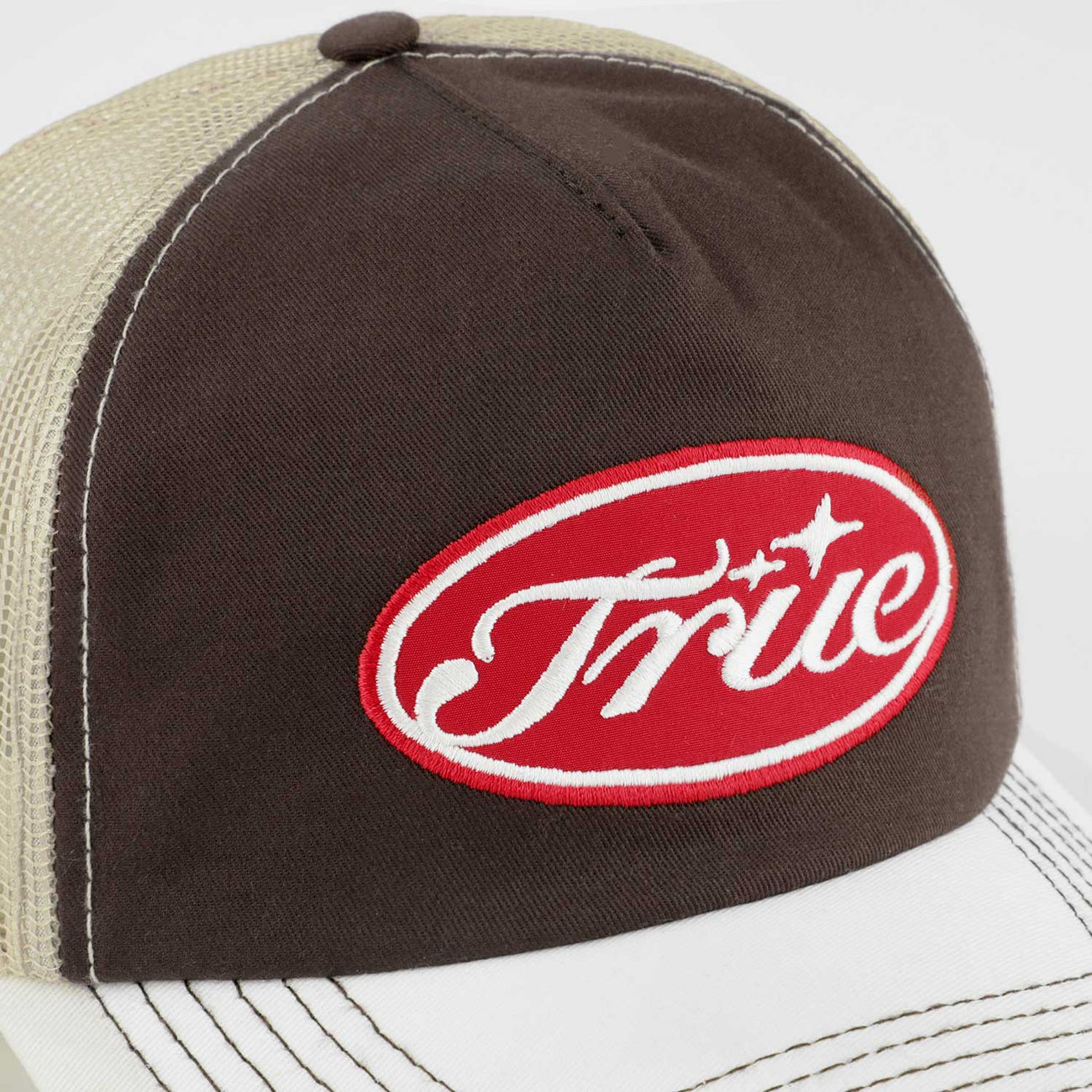 True Stamp Trucker Cap - Brown TRUE