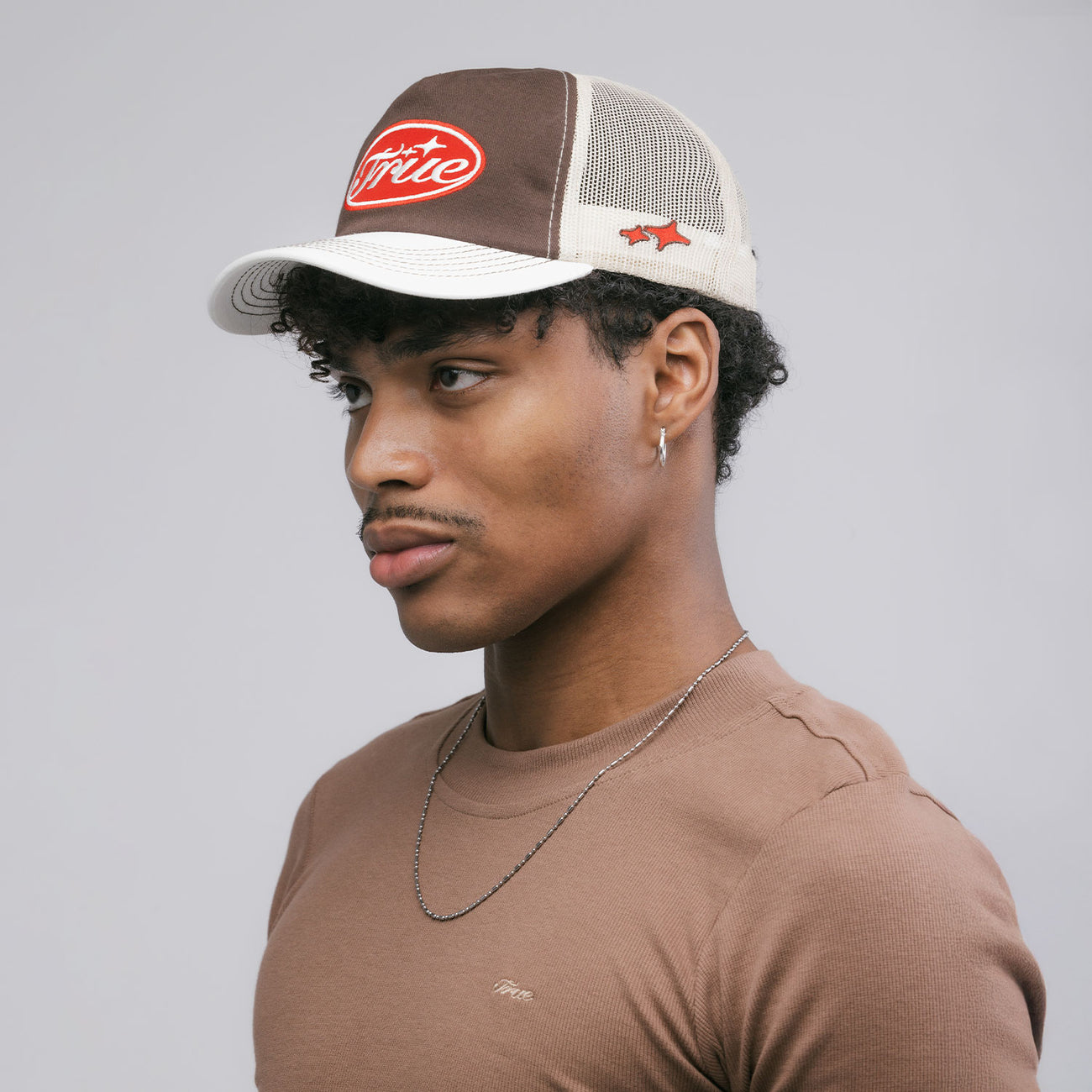 True Stamp Trucker Cap - Brown TRUE