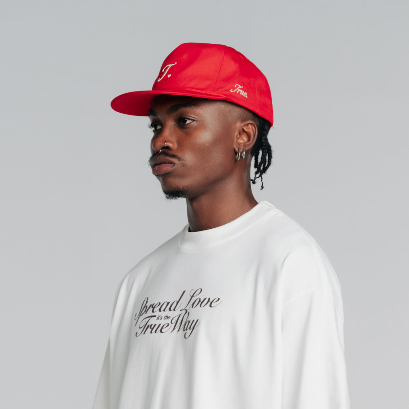 True Way Golfer Cap - Red TRUE