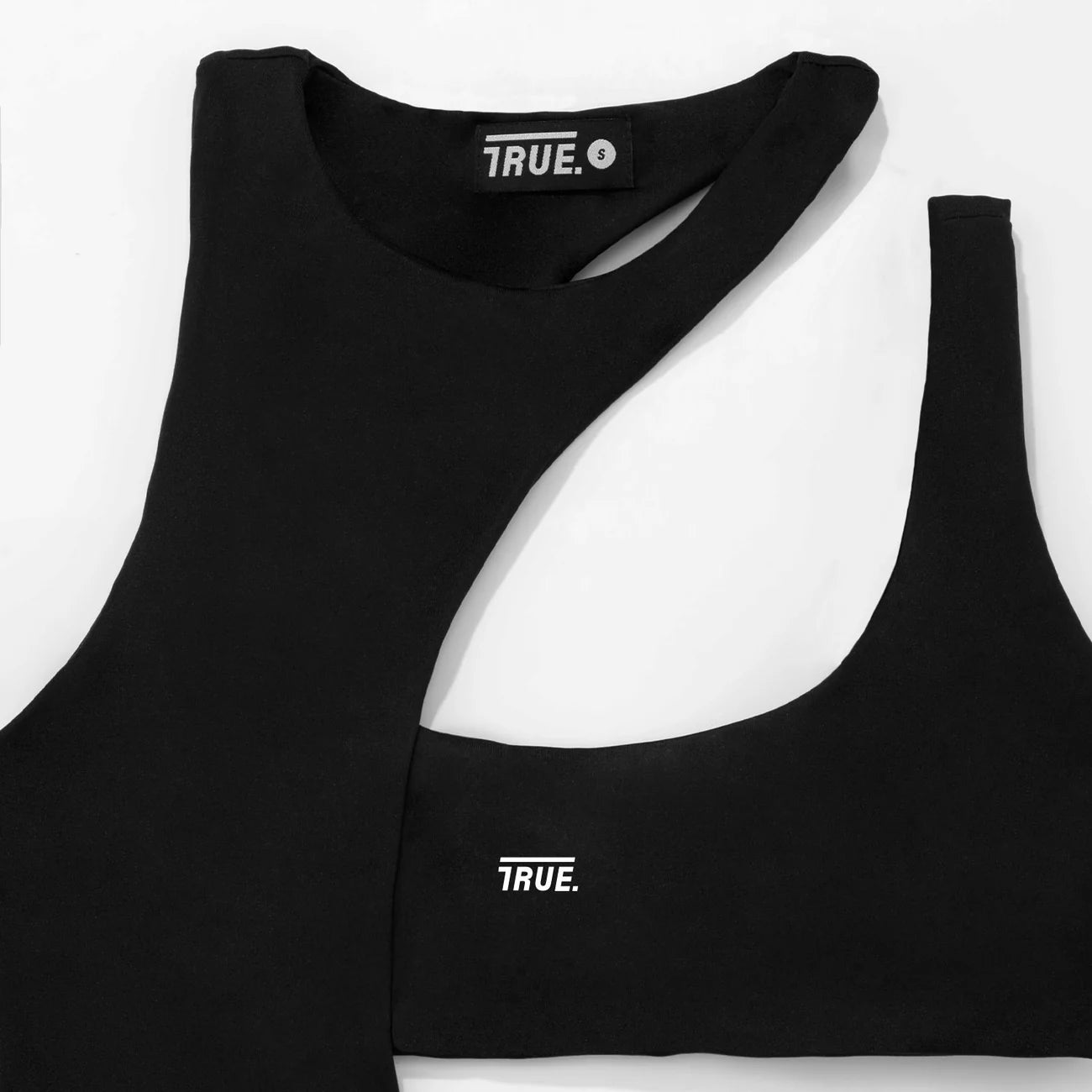 True logo asymmetric Bodysuit-black TRUE