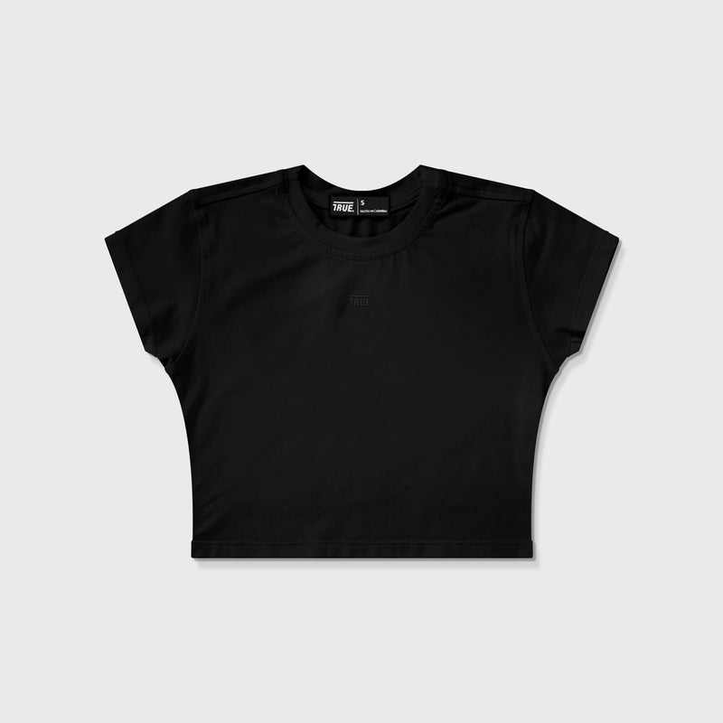 Baby Tee Clásica - Negra