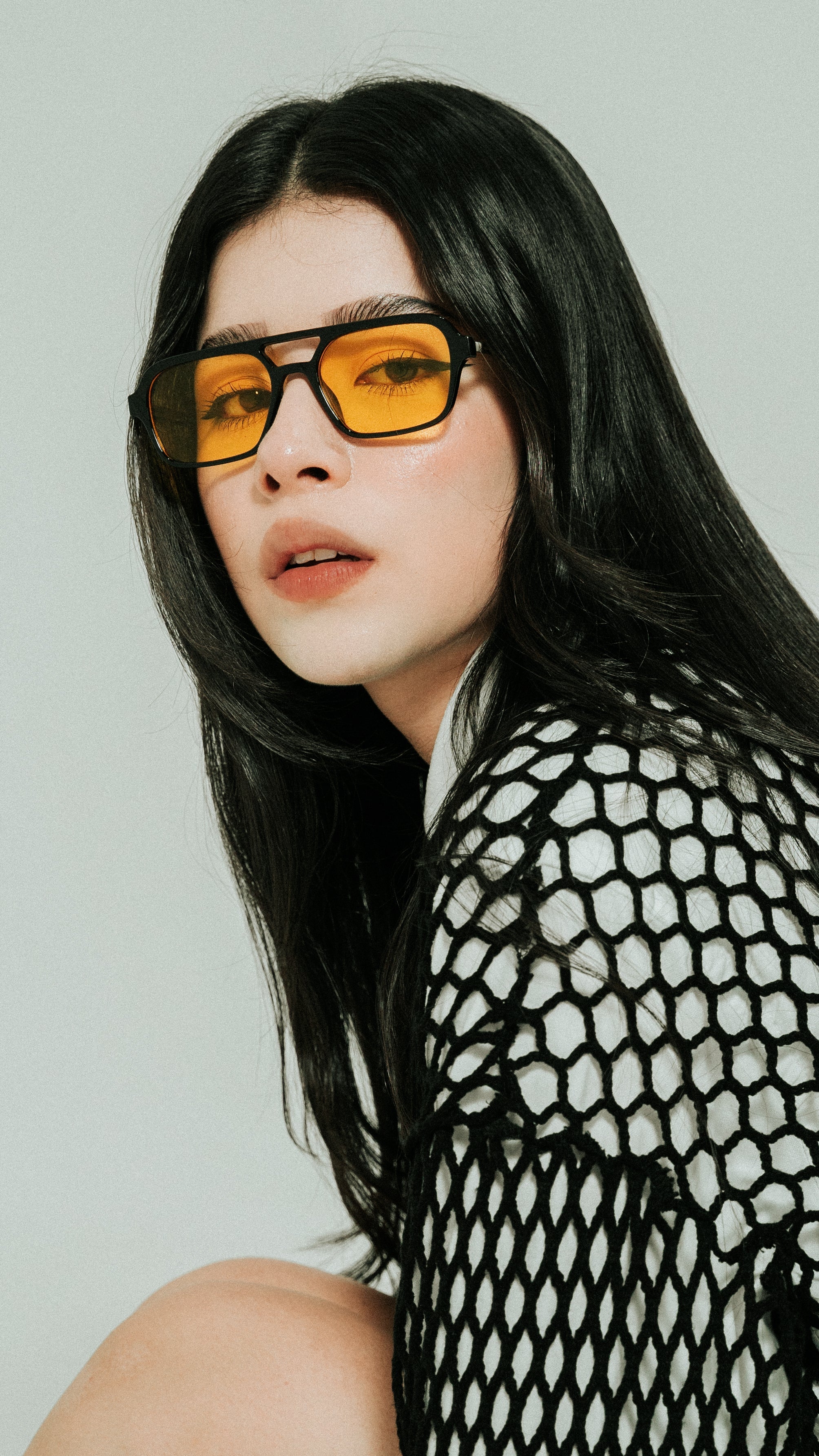 PIXXIESX PARIS BLACK AND YELLOW ELRAYO