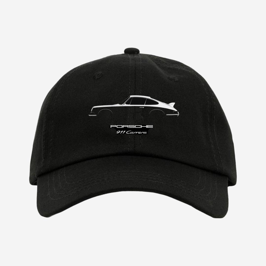 PORSHE DAD HAT -BLACK ELRAYO