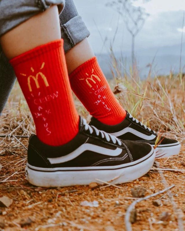 CALCETINES TRAVIS X MCDONALDS RED ELRAYO