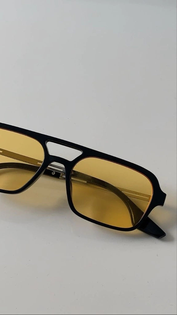 PIXXIESX PARIS BLACK AND YELLOW ELRAYO