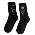 CALCETINES TRAVIS X MCDONALDS BLACK ELRAYO
