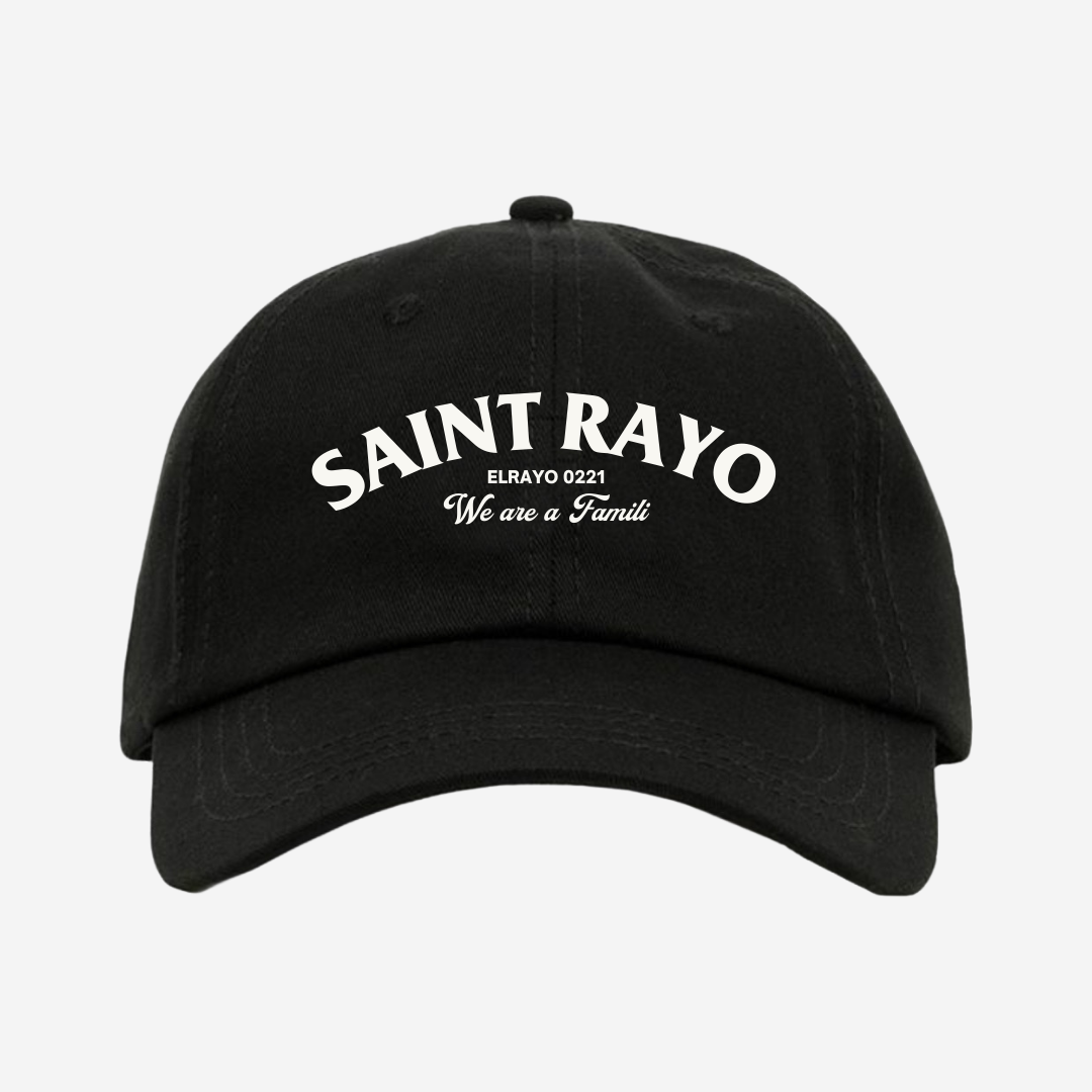 SAINT RAYO DAD HAT -BLACK ELRAYO