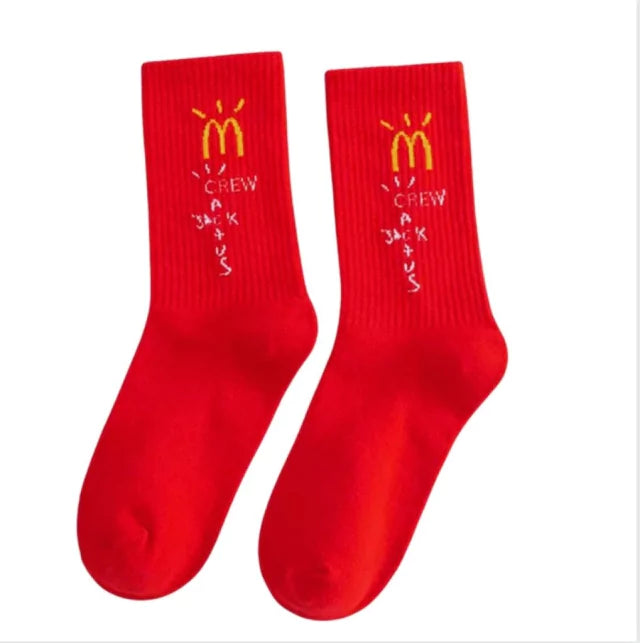 CALCETINES TRAVIS X MCDONALDS RED ELRAYO