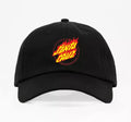 SANTA CRUZ FIRE DAD HAT - BLACK ELRAYO