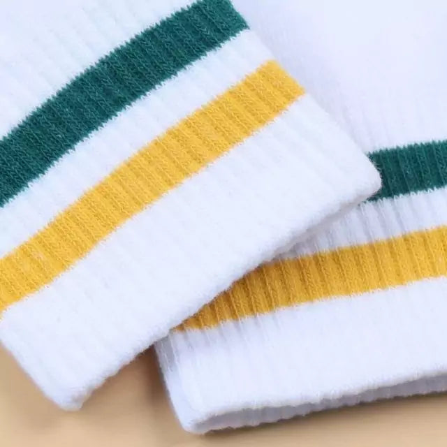 CALCETINES BAND GREEN AND YELLOW ELRAYO