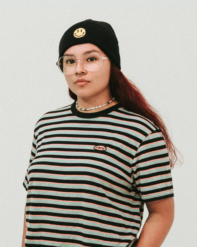 BEANIE SMILE-BLACK ELRAYO